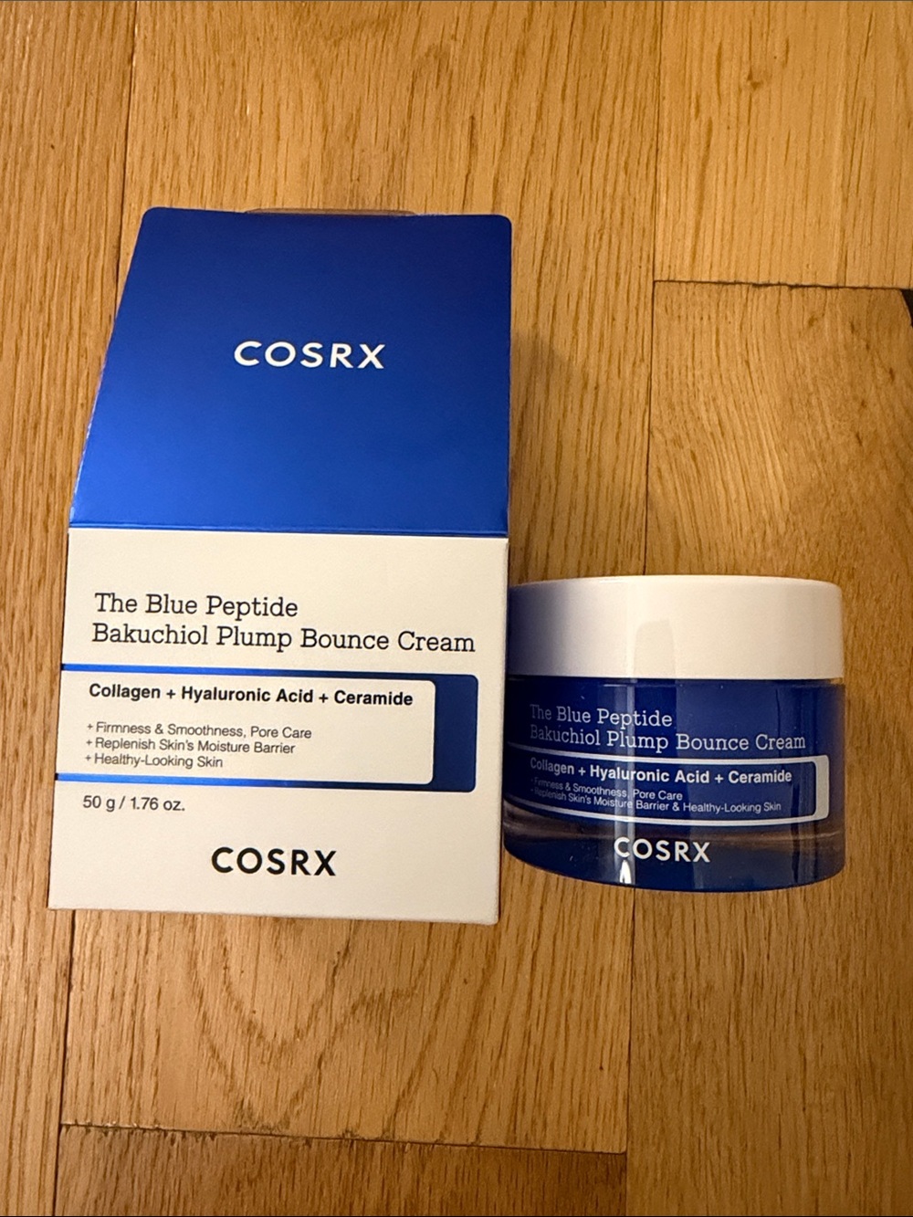 NEW COSRX Blue Peptide Bakuchiol Plump Bounce Cream - 1.76 oz